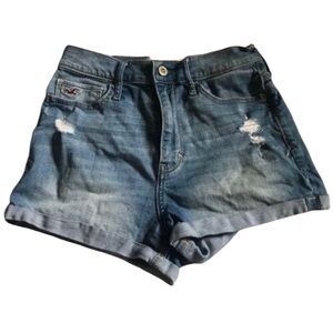 Hollister Jean shorts Size 3, high rise